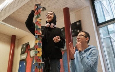 Domino Challenge im Rahmen der Topic Days